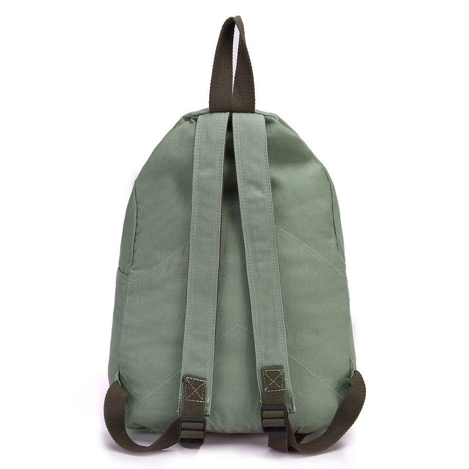 Soft canvas backpack in Green