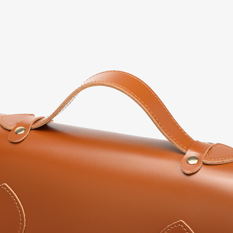 3-way multipurpose PU leather satchel bag in black